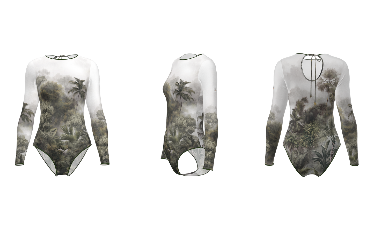 Mexico - One-Piece Swimsuit - Mistbound Eden