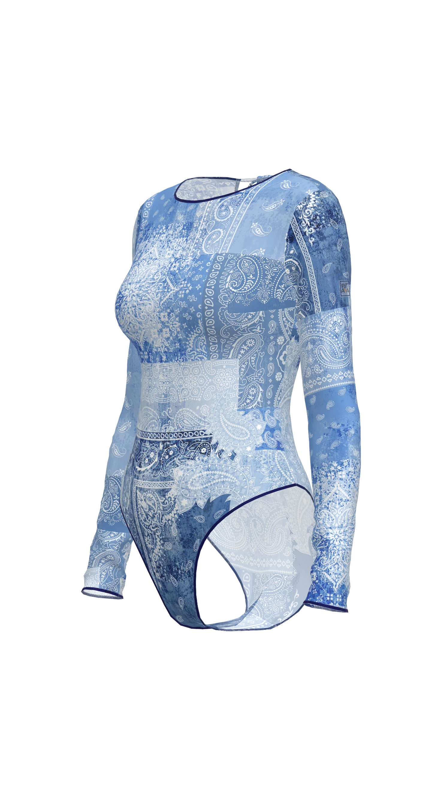 Mexico - One Piece Swimsuit - Azure