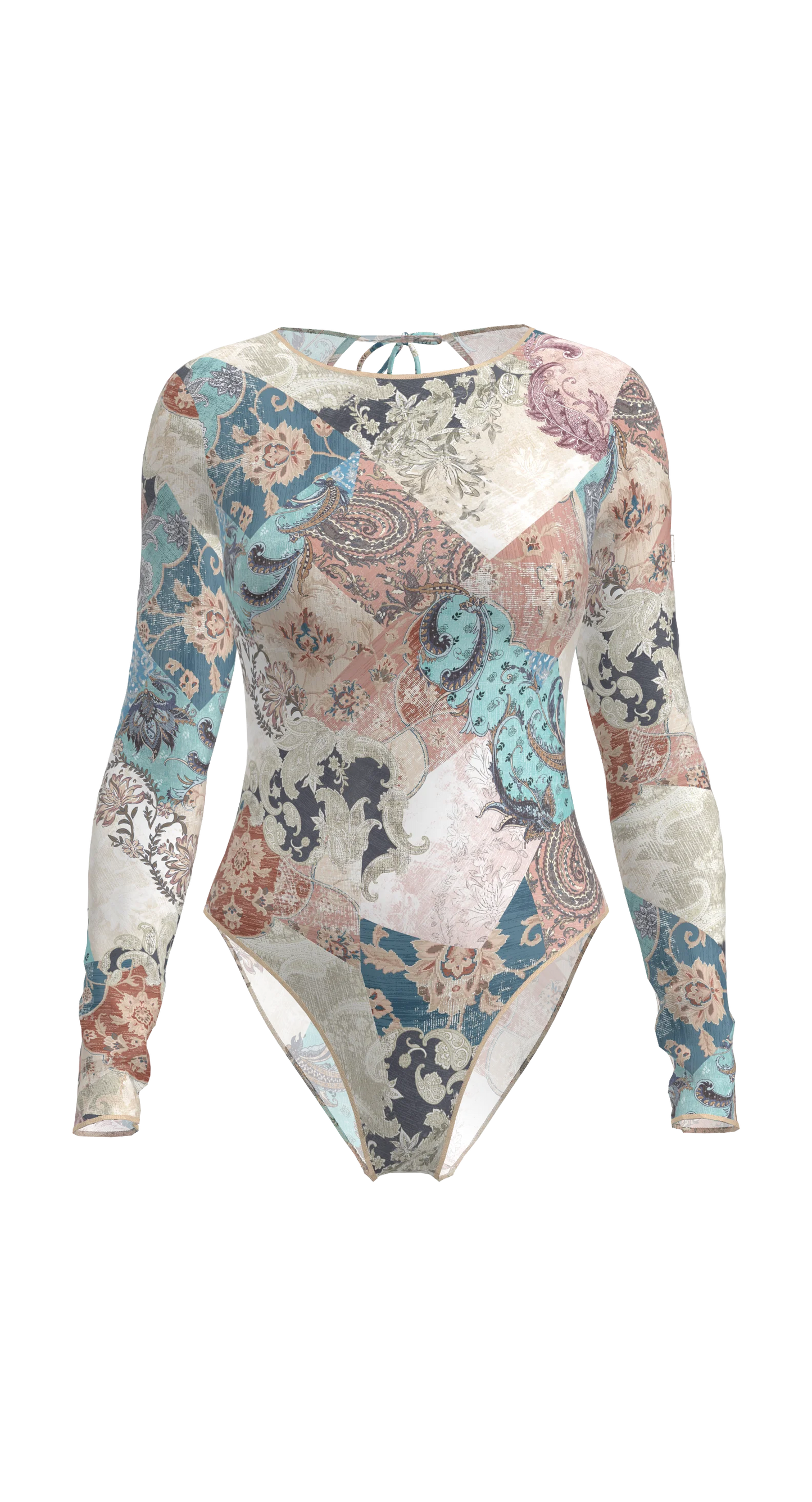 Mexico - One Piece Swimsuit - Pastel Patch