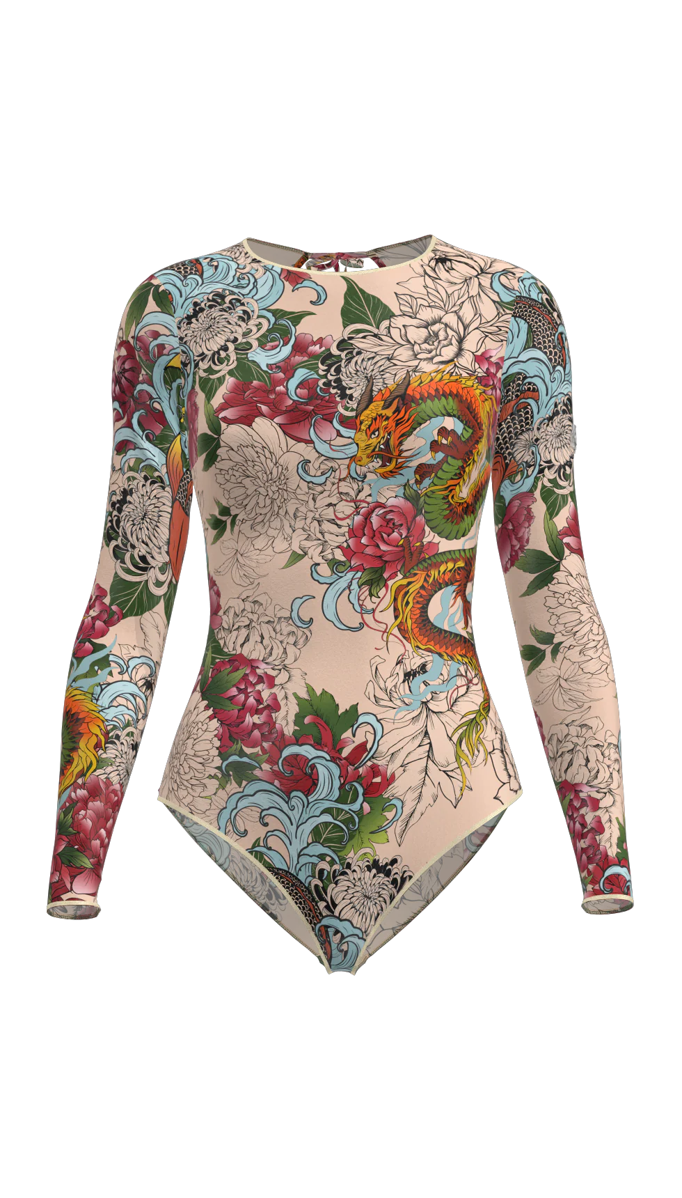 Mexico - One Piece Swimsuit - Fish Dragon