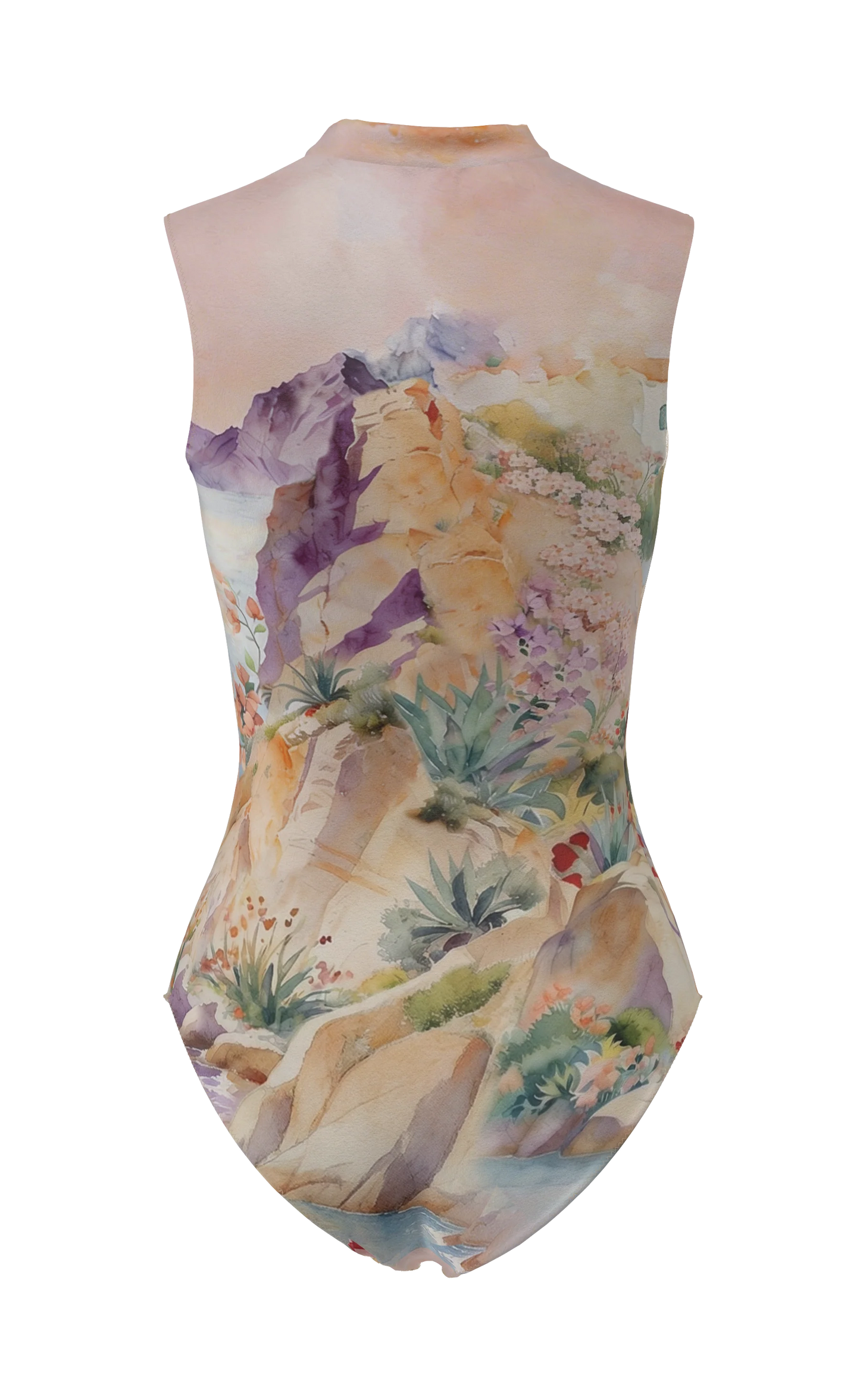 Sydney - One Piece Smart Swimsuit - Cliffside morning