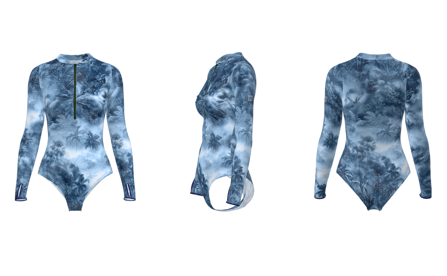 Tahiti - One-Piece Swimsuit - Echoes