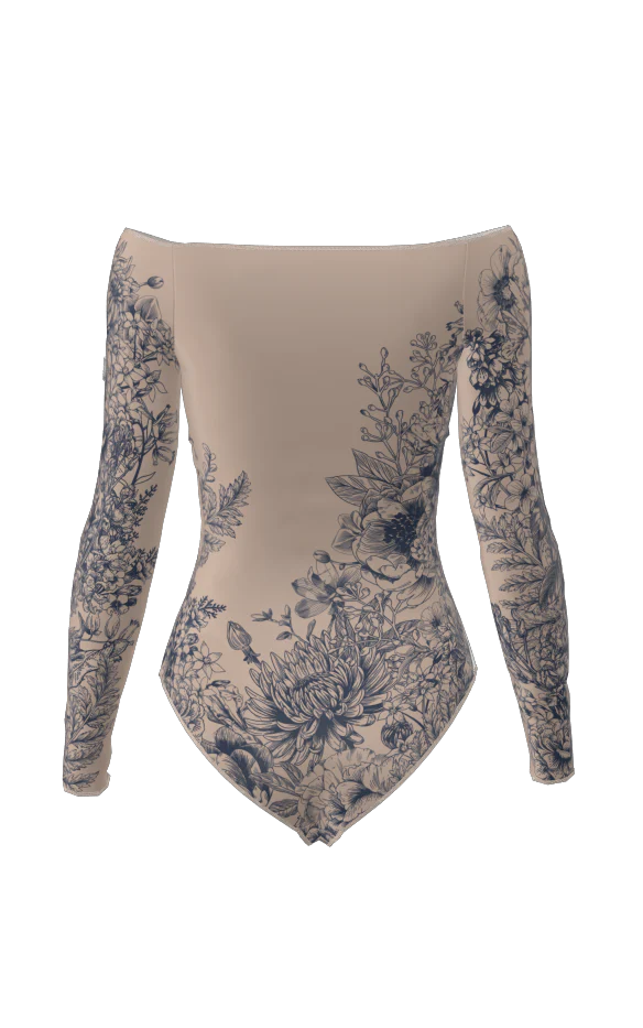 Virginia _ One-Piece Swimsuit - Desert Rose