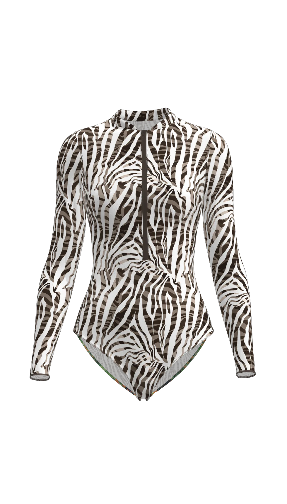 Philadelphia - One Piece Swimsuit - Zebra Zest