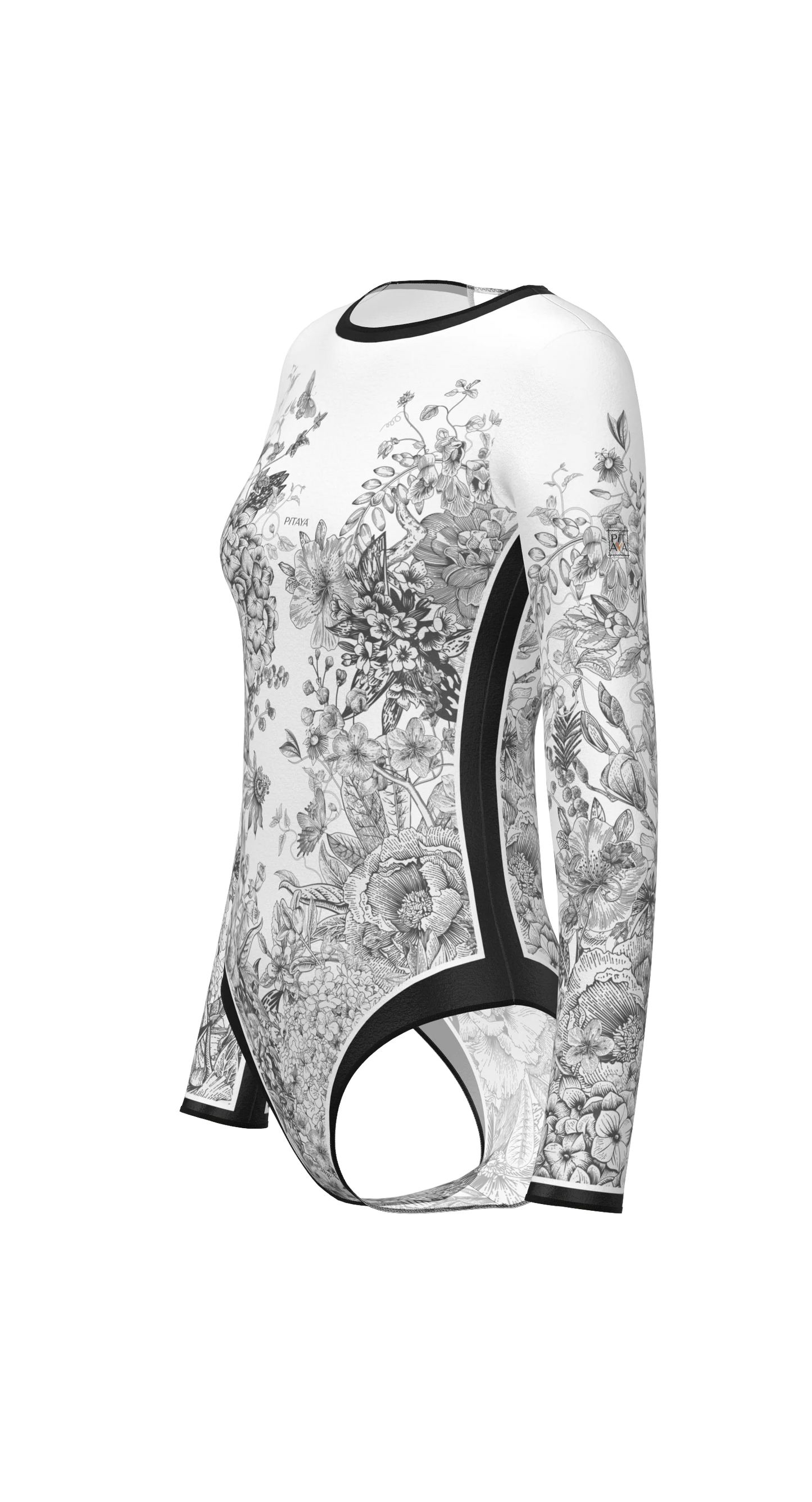 Mexico - One Piece Swimsuit - Noir Porcelain - Dolce