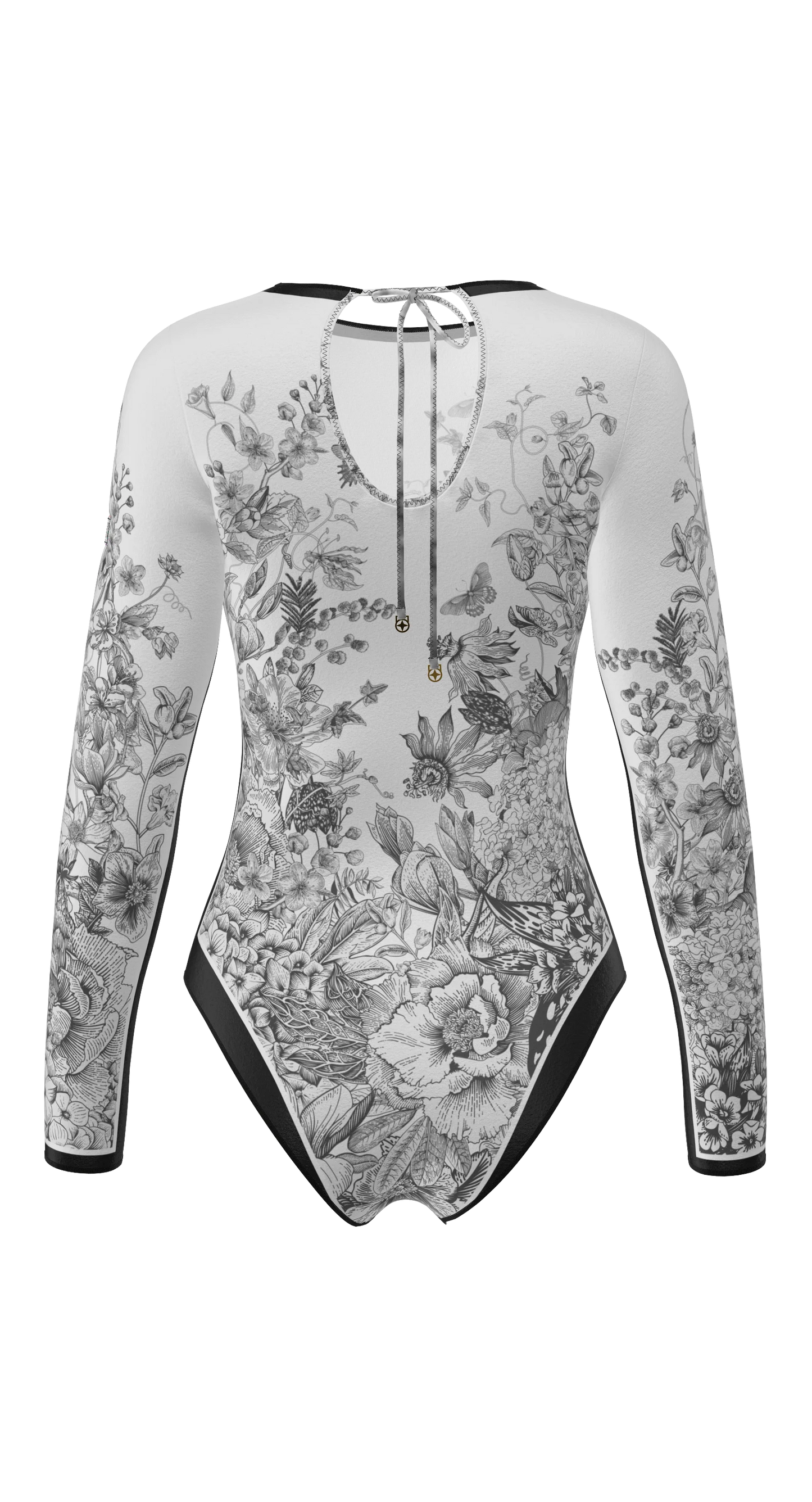 Mexico - One Piece Swimsuit - Noir Porcelain - Dolce