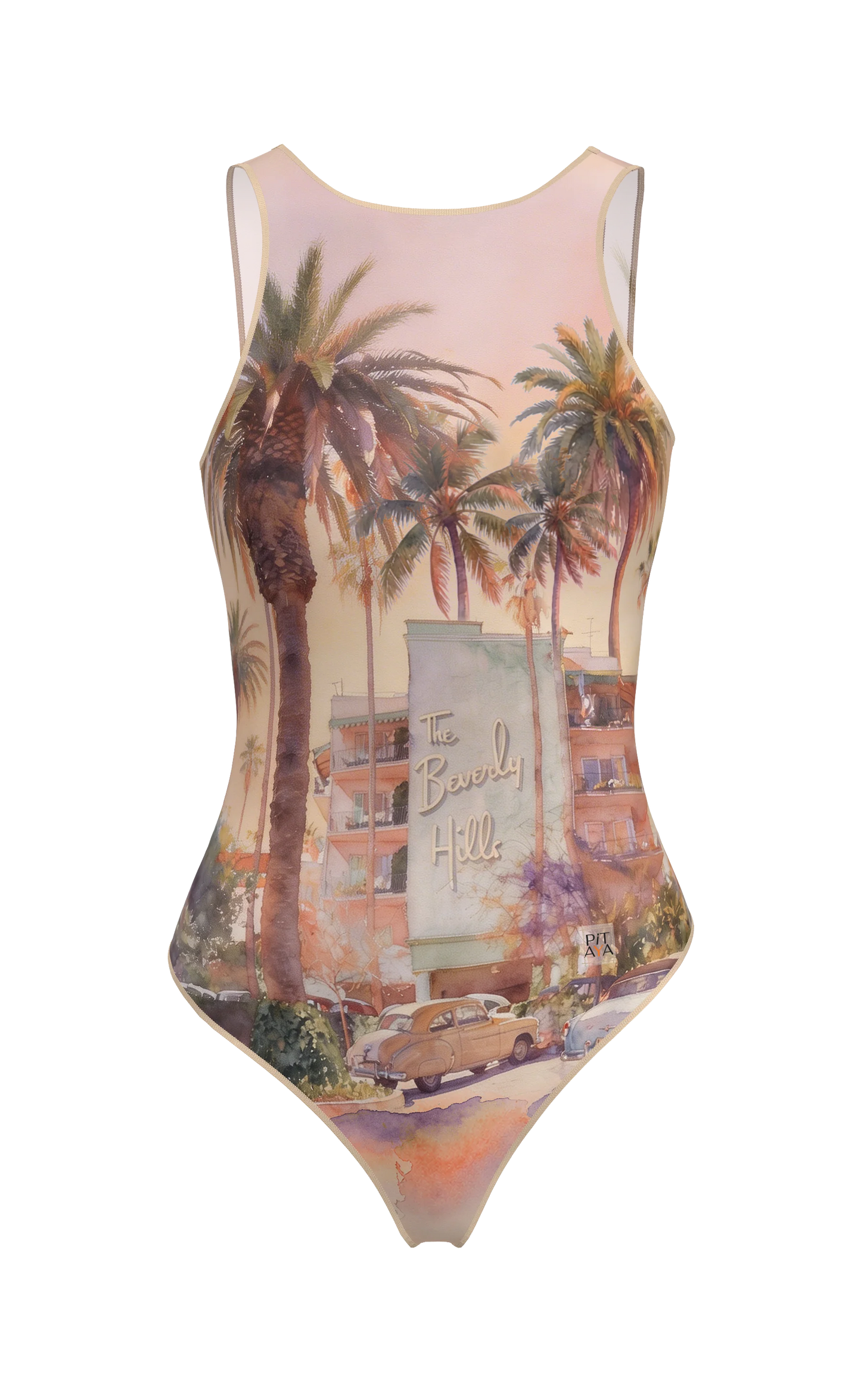 Ceuta - One Piece Swimsuit - Palm drive