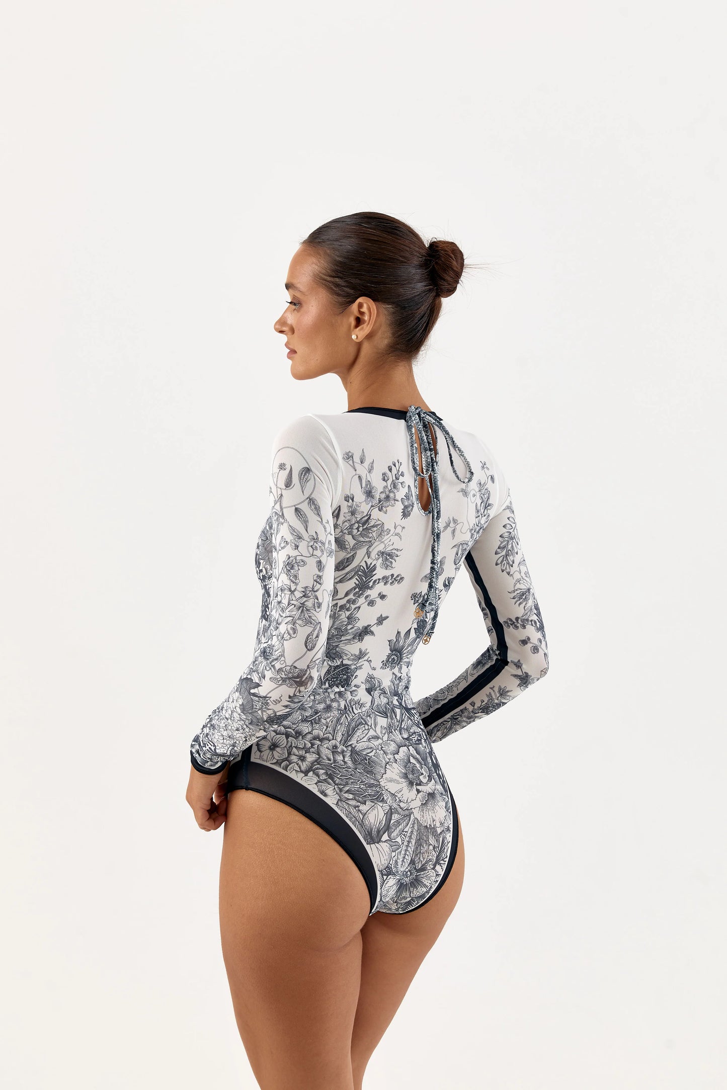 Mexico - One Piece Swimsuit - Noir Porcelain - Dolce