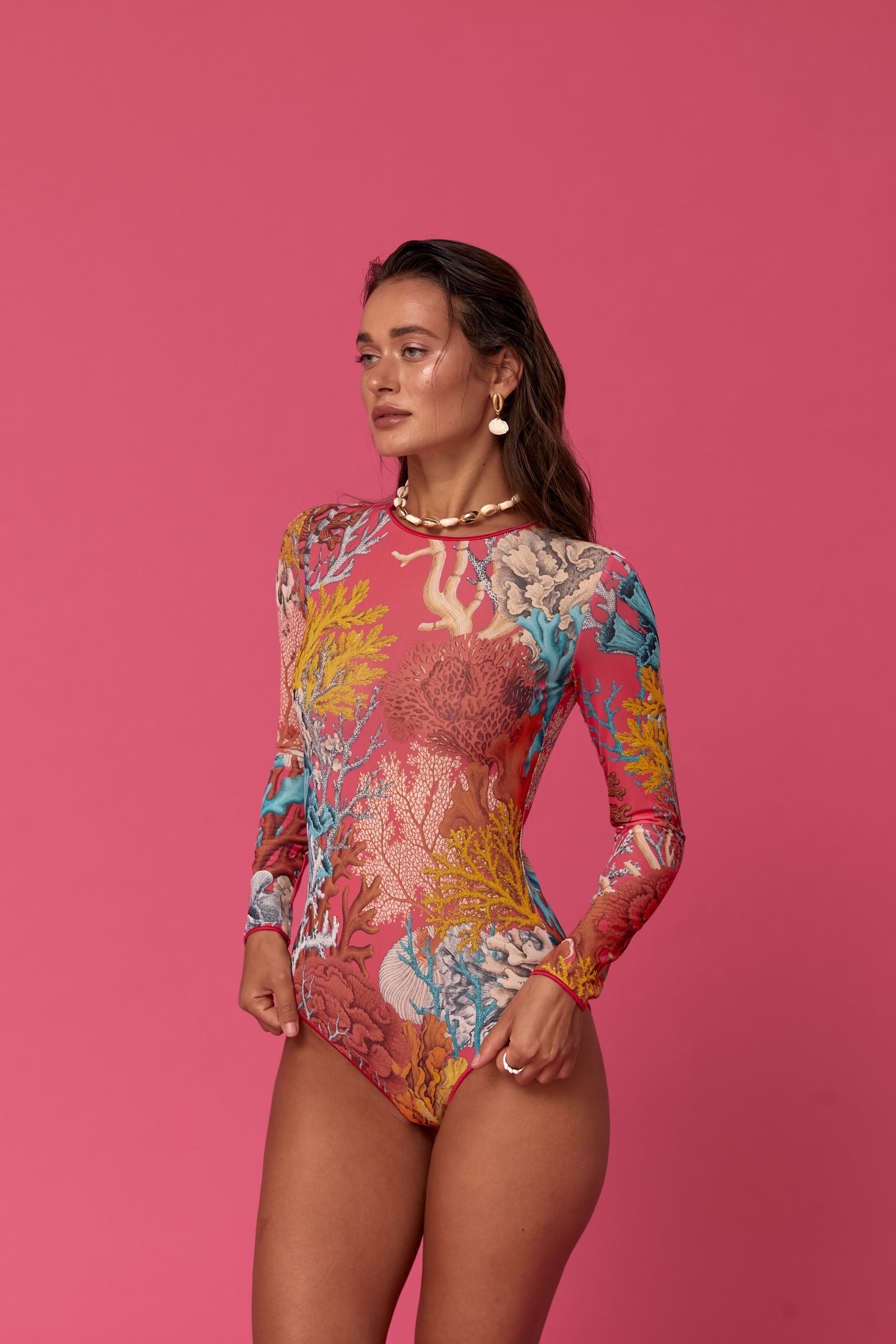 Mexico - One-Piece Swimsuit - Anemone