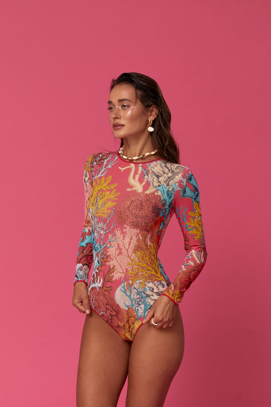 Mexico - One-Piece Swimsuit - Anemone