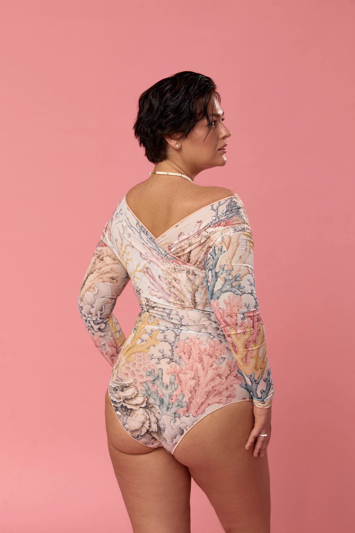 Amarillo - One Piece Smart Swimsuit - Nacre