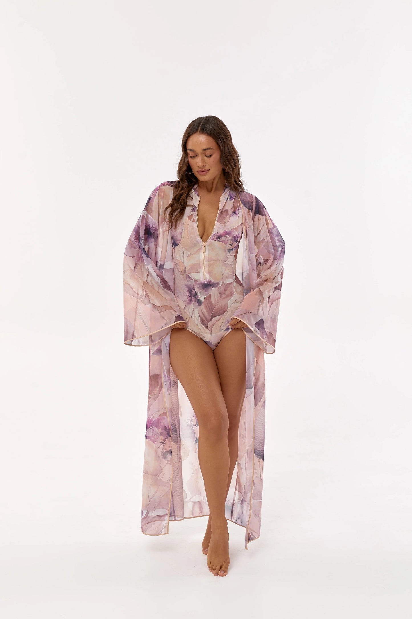 Kimono - Valetta - Muted garden
