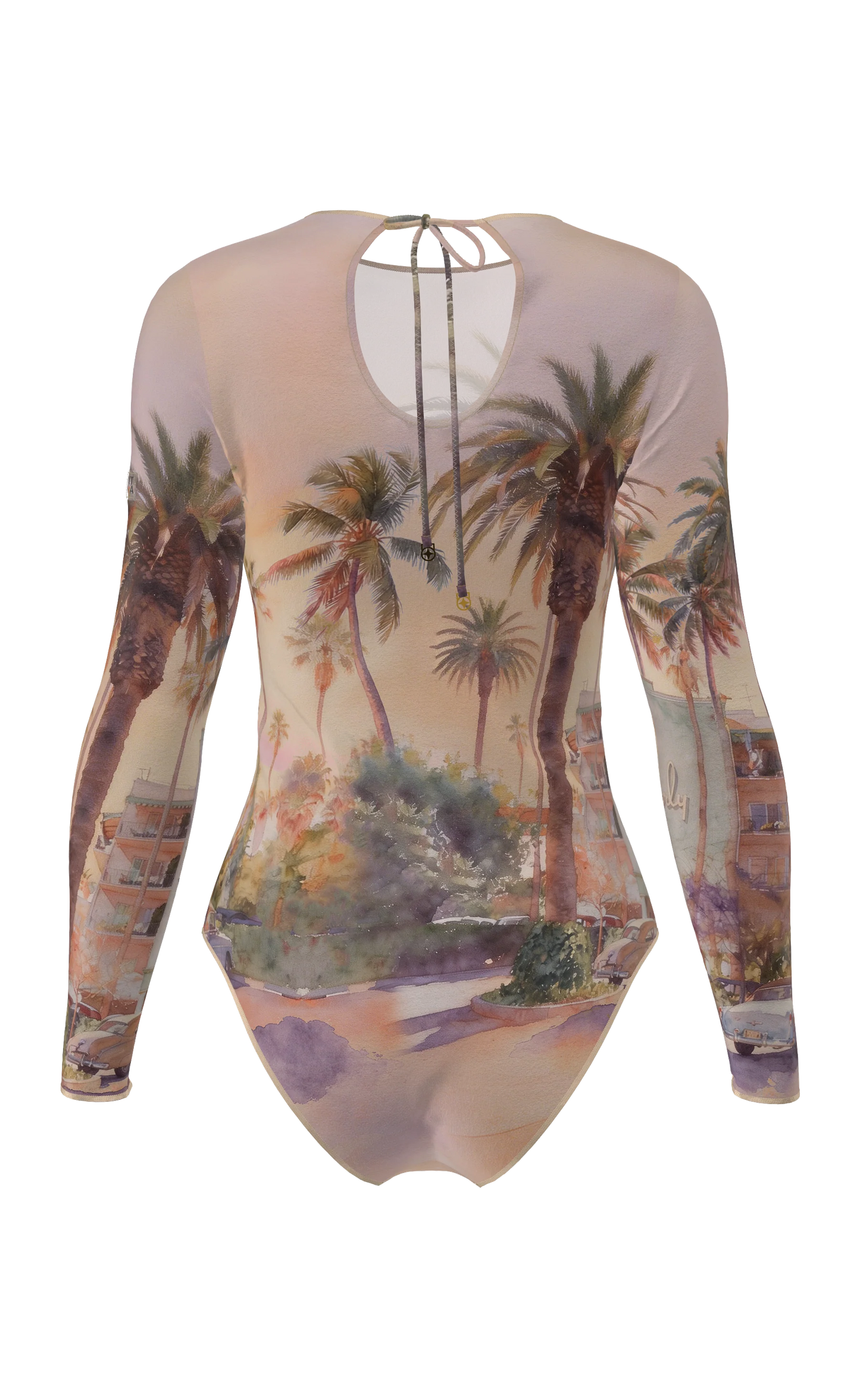 Mexico - One-Piece Swimsuit - Palm drive