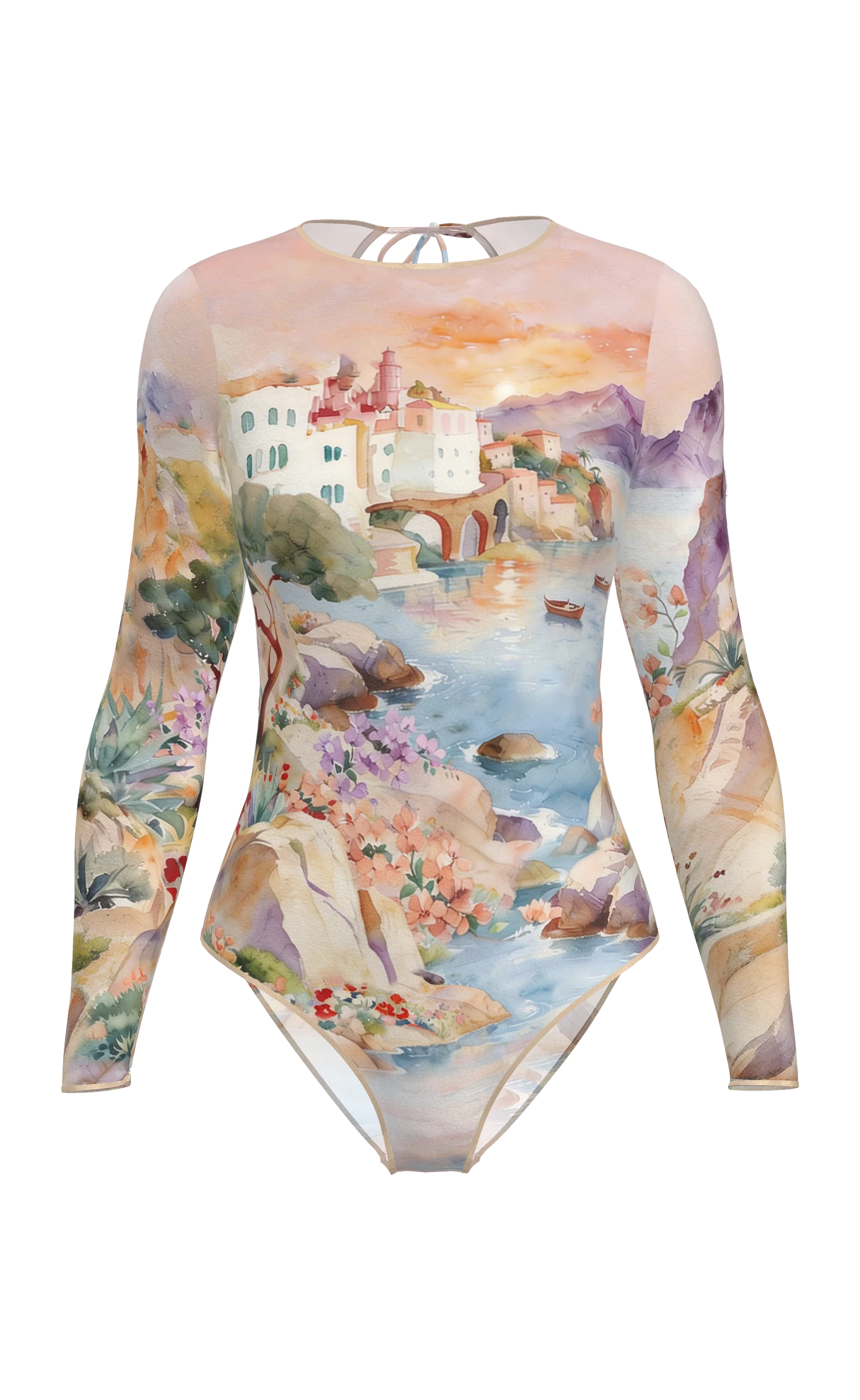 Mexico - One-Piece Swimsuit - Cliffside morning