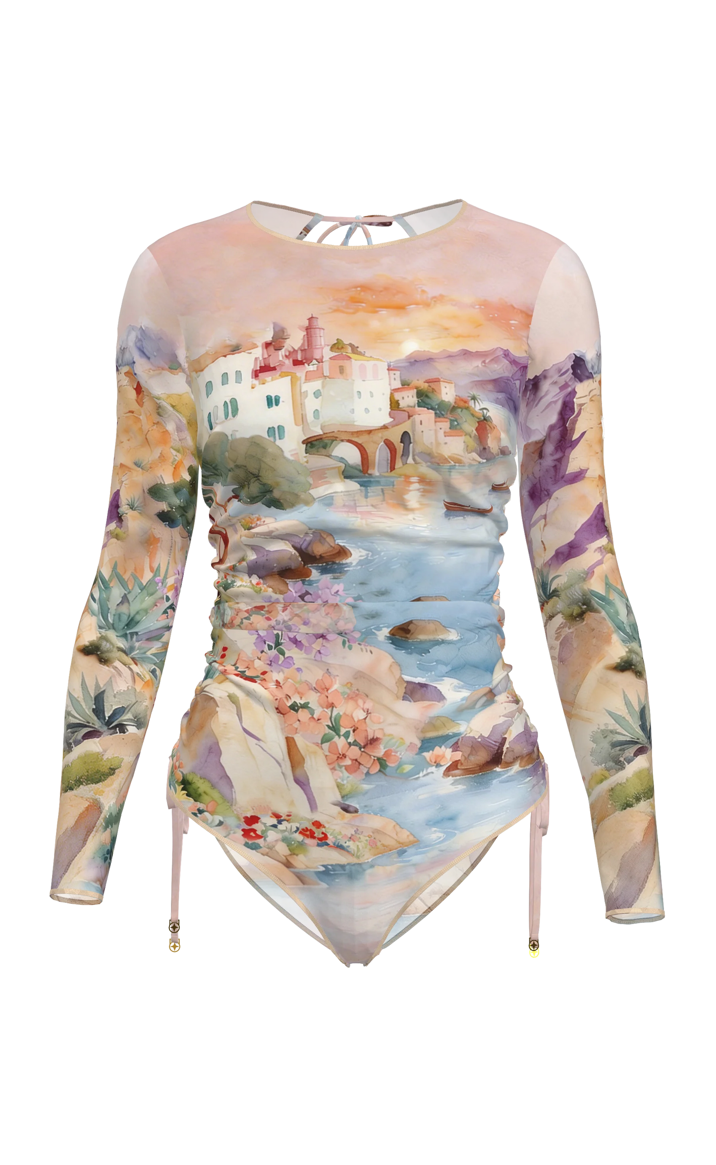 Montenegro - One Piece Smart Swimsuit - Cliffside morning