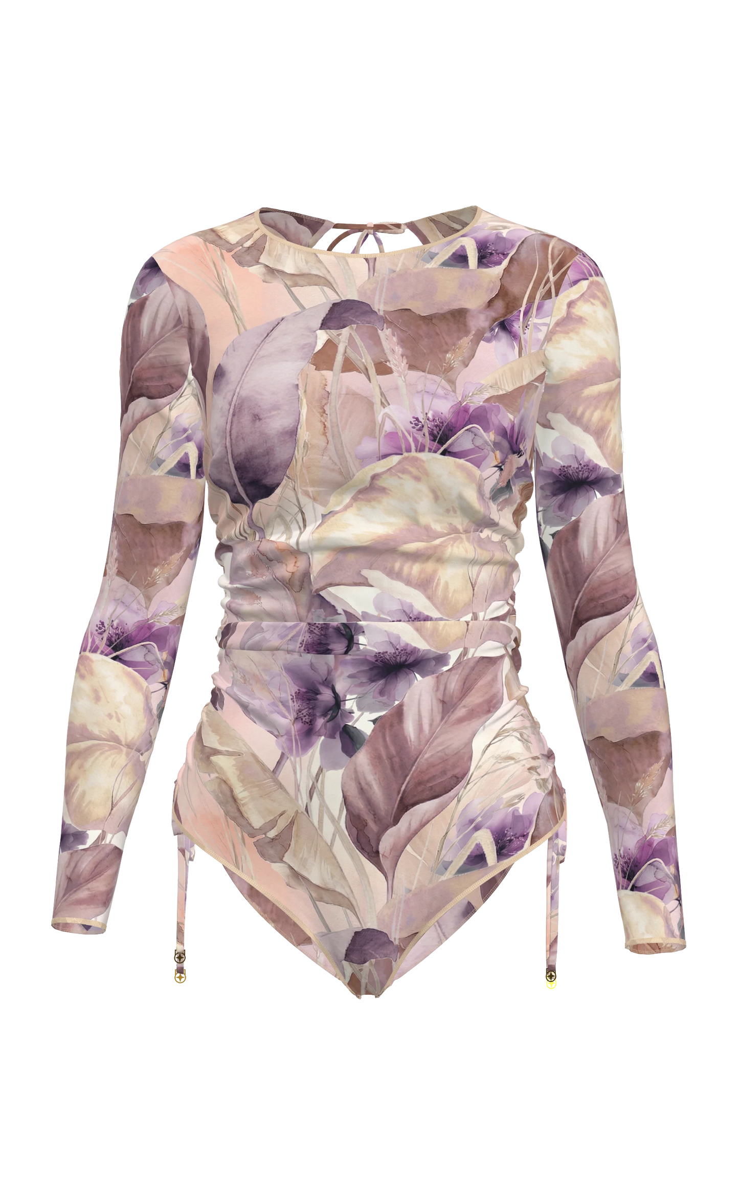 Montenegro - One Piece Smart Swimsuit - Muted garden