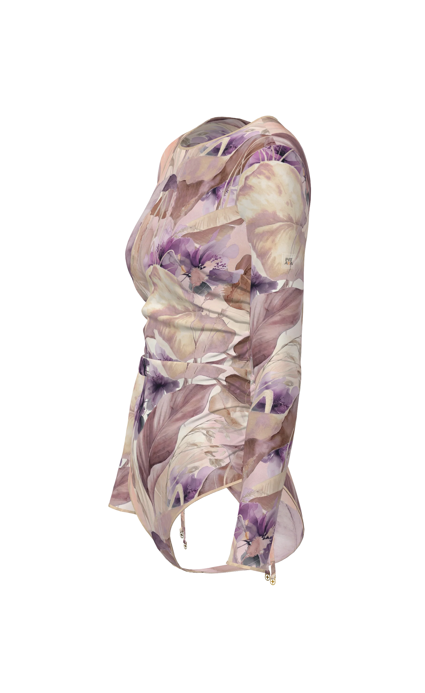 Montenegro - One Piece Smart Swimsuit - Muted garden