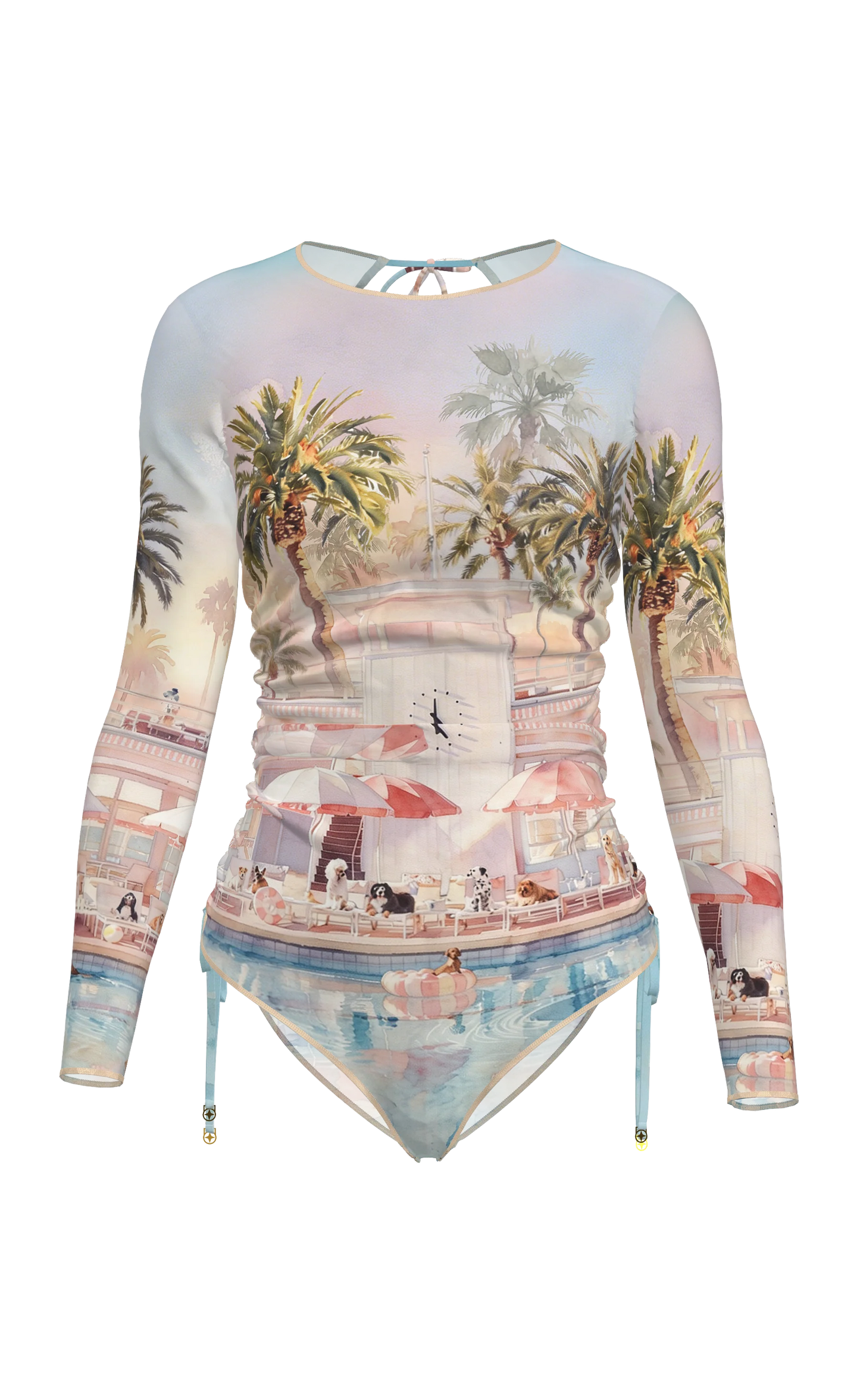 Montenegro - One Piece Smart Swimsuit - Playground sun