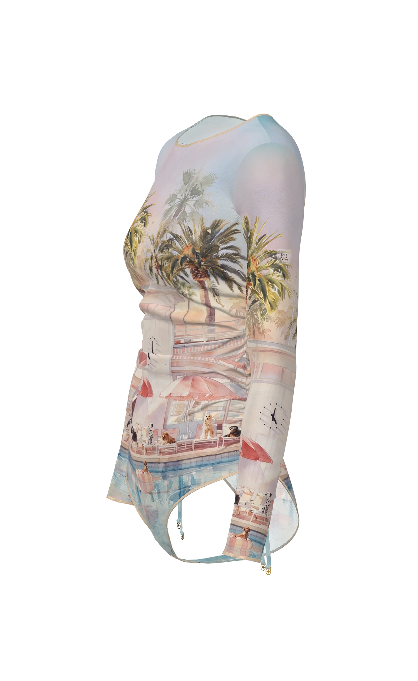 Montenegro - One Piece Smart Swimsuit - Playground sun