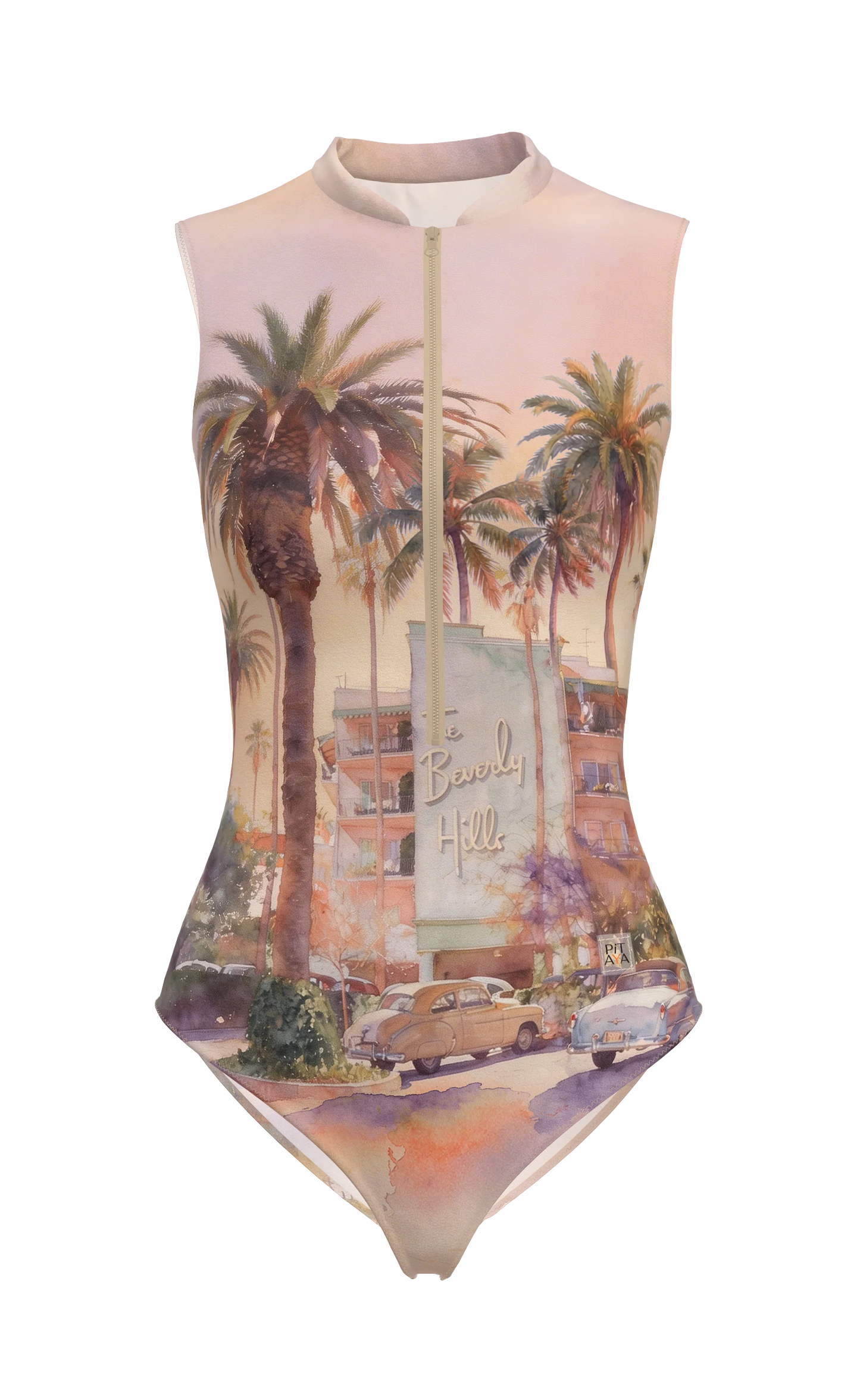 Sydney - One Piece Smart Swimsuit - Palm drive