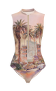 Sydney - One Piece Smart Swimsuit - Palm drive