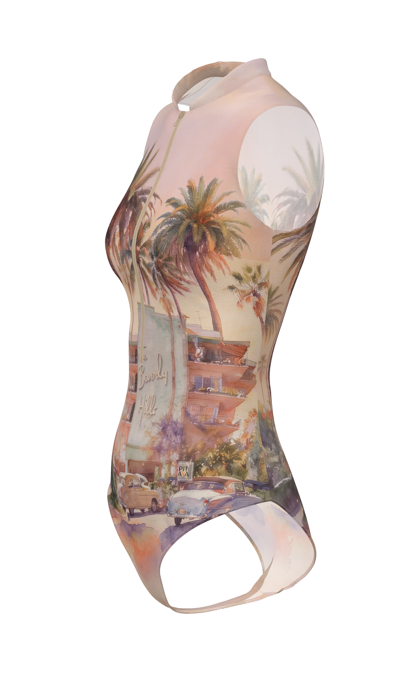 Sydney - One Piece Smart Swimsuit - Palm drive