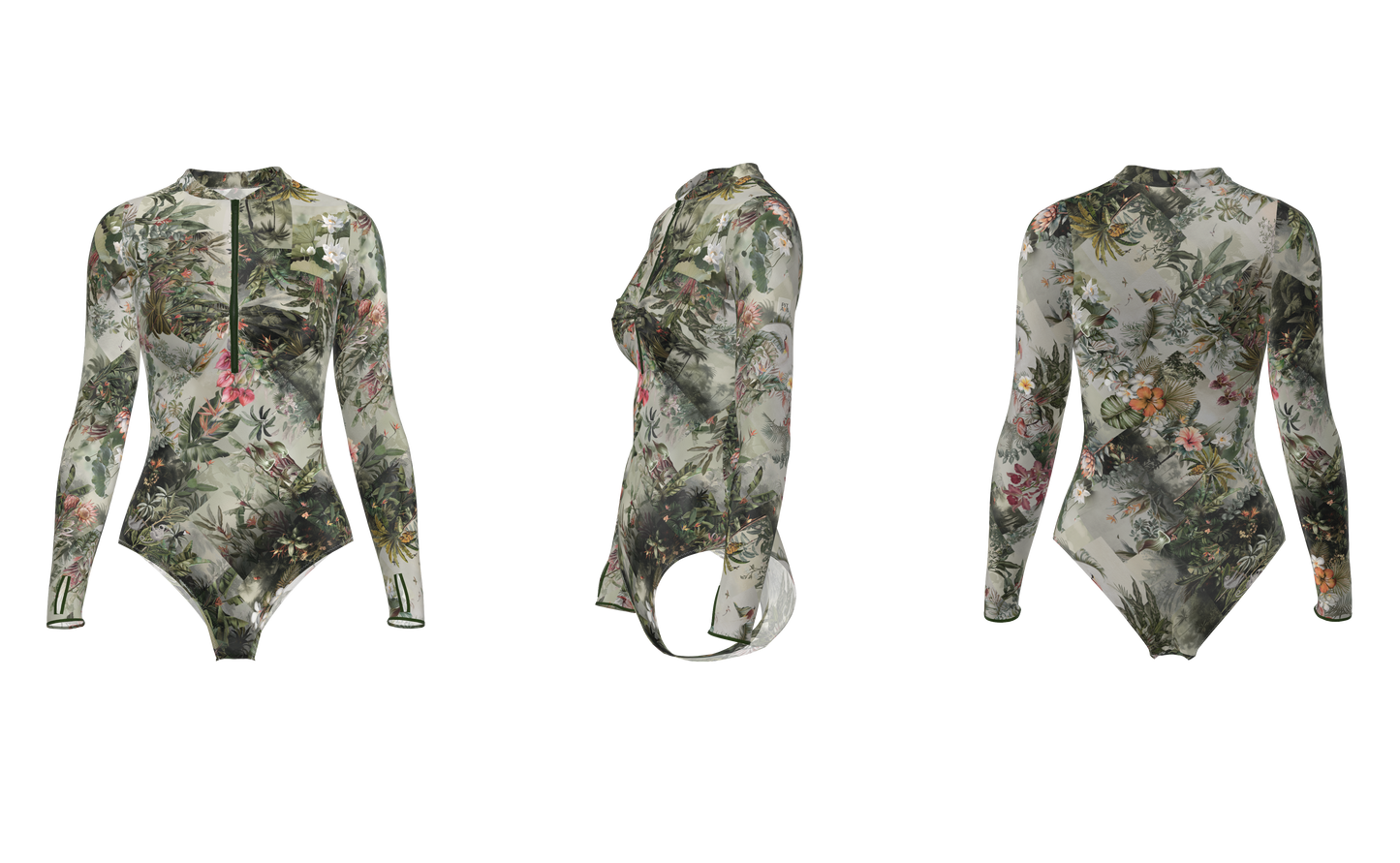 Tahiti - One-Piece Swimsuit - Echoes