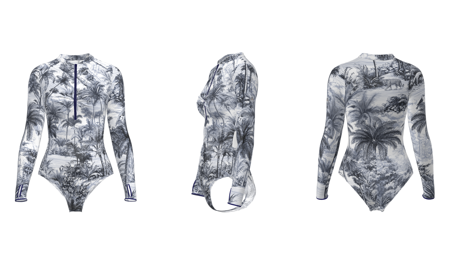 Tahiti - One-Piece Swimsuit - Echoes