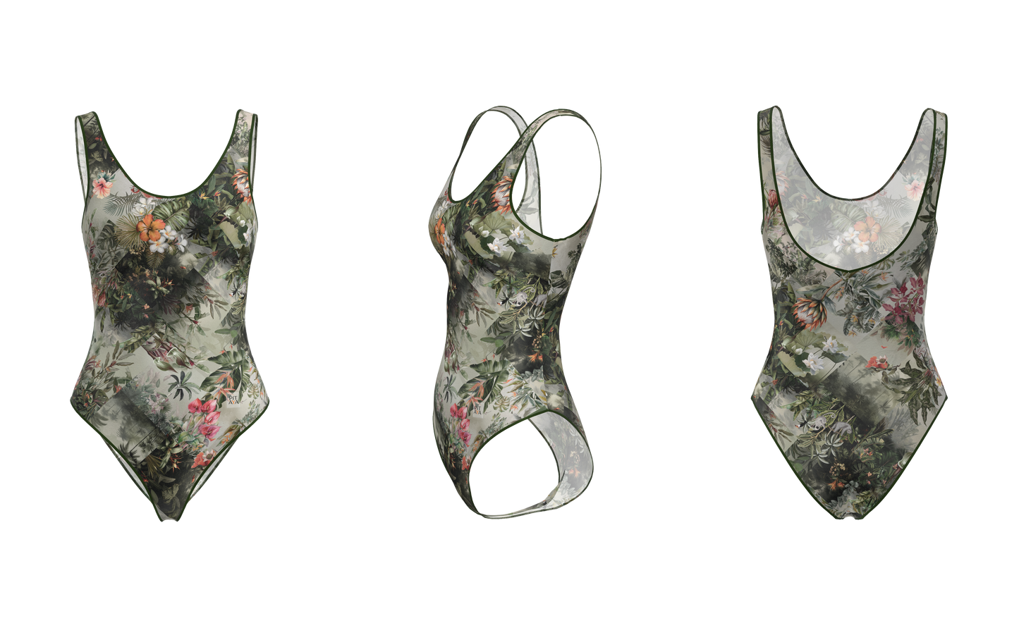 Tokyo - One-Piece Swimsuit - Echoes