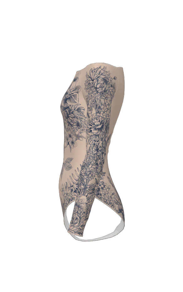 Virginia _ One-Piece Swimsuit - Desert Rose