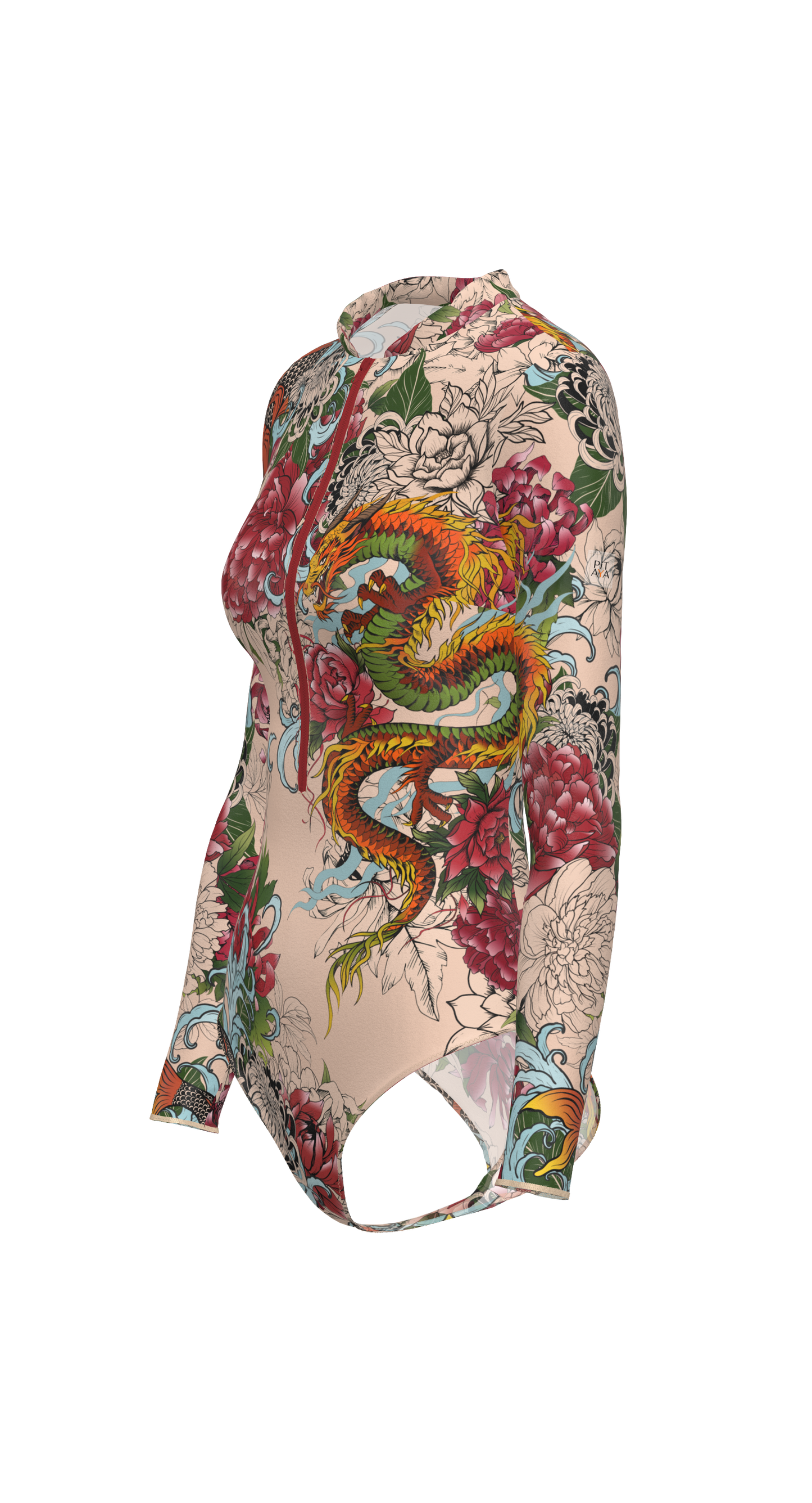Philadelphia - One Piece Smart Swimsuit - Fish Dragon