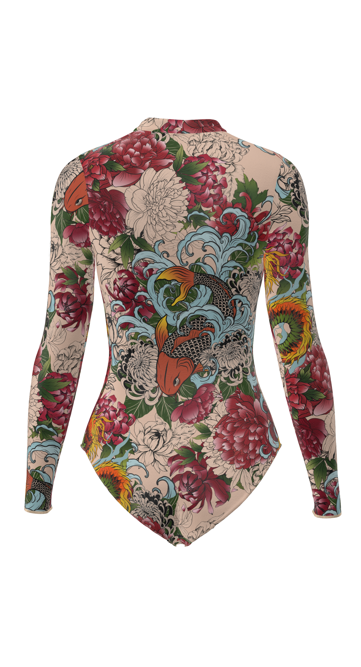 Philadelphia - One Piece Smart Swimsuit - Fish Dragon