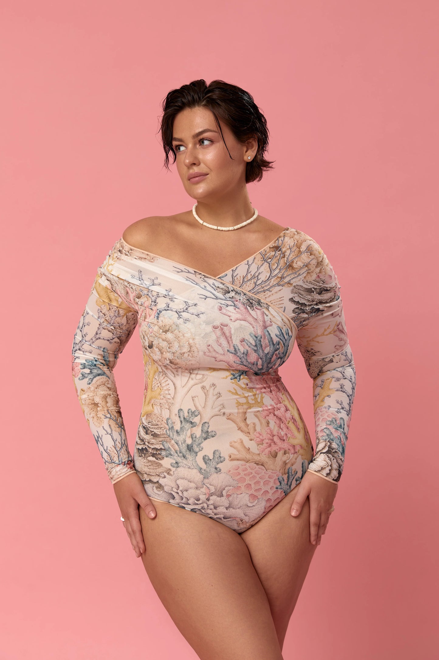 Amarillo - One Piece Smart Swimsuit - Nacre